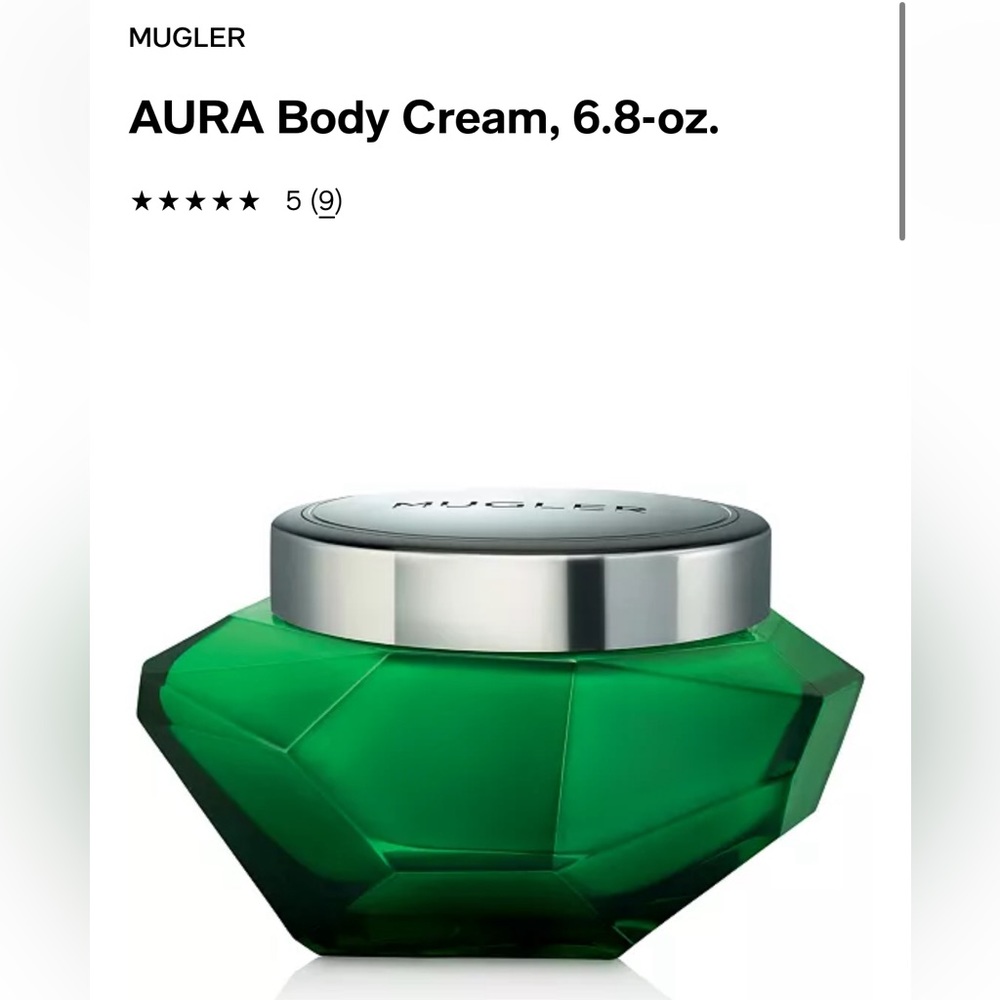 AURA MUGLER 6.8 oz body cream